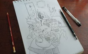 Navidad 2013 - Boceto a lápiz