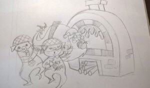 Navidad 2016 - Boceto a lápiz