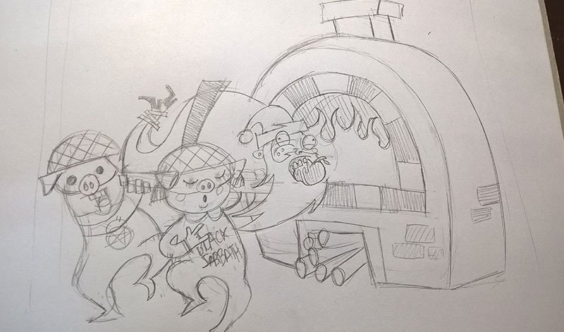 Navidad 2016 - Boceto a lápiz