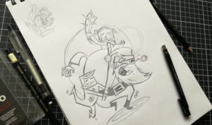 Navidad 2017 - boceto a lápiz