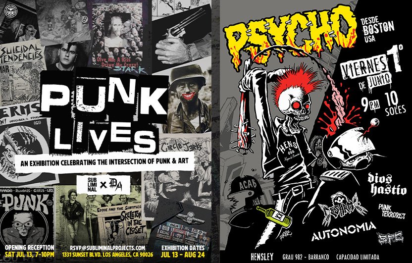 Punk Lives - Flyer