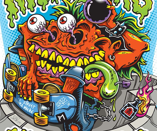 Monsters Vandals by Corpz