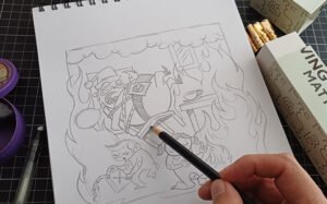 Navidad 2021 - boceto a lápiz