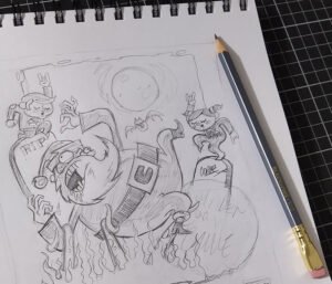 Navidad 2022 - Boceto a lápiz