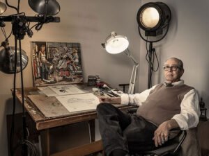 Robert Williams at his studio. ©Dan Winters 2024.