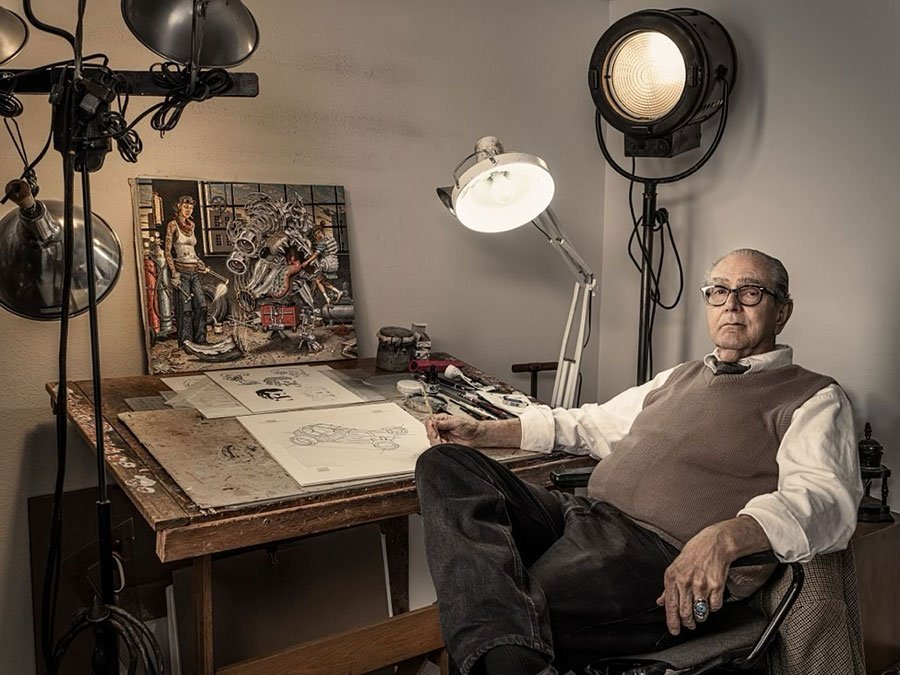 Robert Williams at his studio. ©Dan Winters 2024.