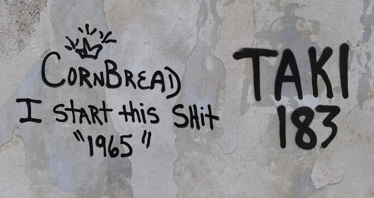 El origen del Tag: Cornbread y Taki 183